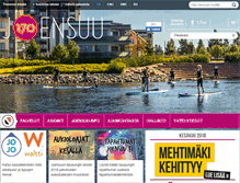 Tablet Screenshot of joensuu.fi